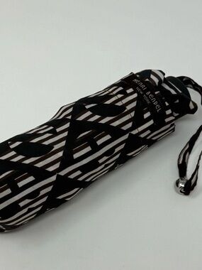 Henri Bendel Striped Collapsable Umbrella